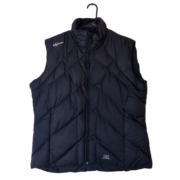 Helly Hansen Jackets & Blazers - Helly Hansen Womens Down Filled Black Full Zip Puffer Vest XL Outdoor Winter Ski